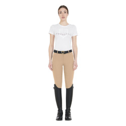 Pantaloni da donna aderenti con grip completo Aria Equestro Incenso Beige