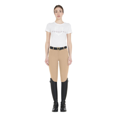 Pantaloni da donna aderenti con grip completo Aria Equestro Incenso Beige