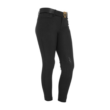 Pantaloni aderenti bambino Amani Equestro Nero