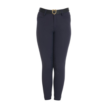 Pantaloni aderenti bambino Amani Equestro Marina Blu marino