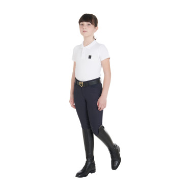 Pantaloni aderenti bambino Amani Equestro Marina Blu marino