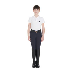 Pantaloni aderenti bambino Amani Equestro Marina Blu marino
