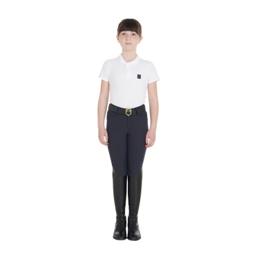 Pantaloni aderenti bambino Amani Equestro Marina Blu marino