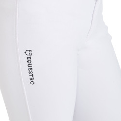 Pantaloni aderenti bambino Amani Equestro Bianco