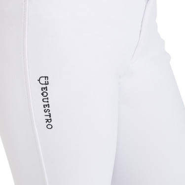 Pantaloni aderenti bambino Amani Equestro Bianco