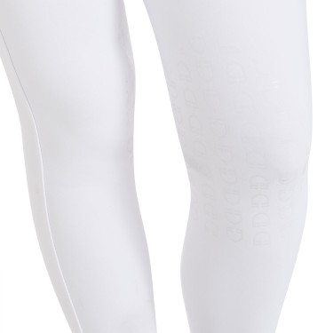 Pantaloni aderenti bambino Amani Equestro Bianco