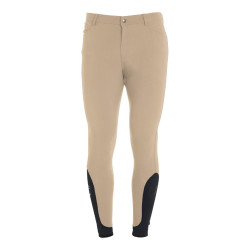 Pantaloni aderenti con grip da uomo con logo Caspar Equestro