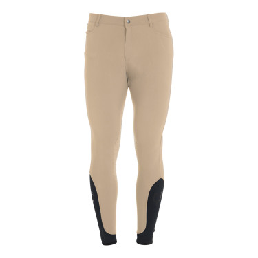 Pantaloni aderenti con grip da uomo con logo Caspar Equestro