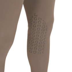 Pantaloni aderenti con grip da uomo con logo Caspar Equestro Noce Marrone Pantaloni aderenti con grip da uomo con logo Caspar Equestro Noce Marrone