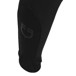 Pantaloni aderenti con grip da uomo con logo Caspar Equestro Nero Pantaloni aderenti con grip da uomo con logo Caspar Equestro Nero