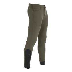 Pantaloni aderenti con grip da uomo con logo Caspar Equestro Verde militare Blu Pantaloni aderenti con grip da uomo con logo Caspar Equestro Verde militare Blu