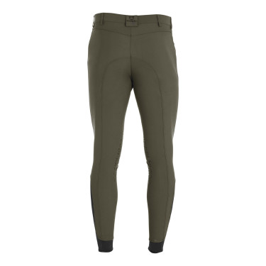Pantaloni aderenti con grip da uomo con logo Caspar Equestro Verde militare Blu Pantaloni aderenti con grip da uomo con logo Caspar Equestro Verde militare Blu