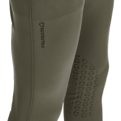 Pantaloni aderenti con grip da uomo con logo Caspar Equestro Verde militare Blu Pantaloni aderenti con grip da uomo con logo Caspar Equestro Verde militare Blu