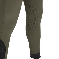 Pantaloni aderenti con grip da uomo con logo Caspar Equestro Verde militare Blu Pantaloni aderenti con grip da uomo con logo Caspar Equestro Verde militare Blu