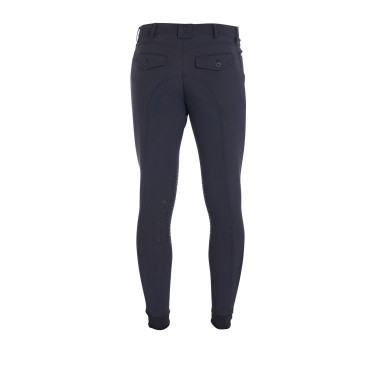 Pantaloni aderenti con grip da uomo con logo Caspar Equestro Marina Blu marino Pantaloni aderenti con grip da uomo con logo Caspar Equestro Marina Blu marino