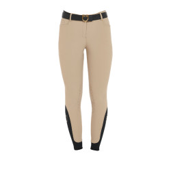 Pantaloni aderenti con grip da donna con logo Zenda Equestro