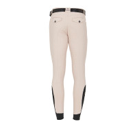 Pantaloni aderenti con grip integrale da uomo Aria Equestro Dollaro sabbia Bianco Pantaloni aderenti con grip integrale da uomo Aria Equestro Dollaro sabbia Bianco