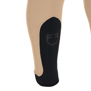 Pantaloni aderenti con grip integrale da uomo Aria Equestro Incenso Beige