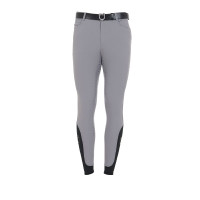 Pantaloni aderenti con grip integrale da uomo Aria Equestro Grigio ghiaccio
