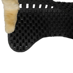 Ammortizzatore Piuma gel pecora Acavallo Eco-lana naturale Nero Ammortizzatore Piuma gel pecora Acavallo Eco-lana naturale Nero