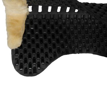 Ammortizzatore Piuma gel pecora Acavallo Eco-lana naturale Nero Ammortizzatore Piuma gel pecora Acavallo Eco-lana naturale Nero