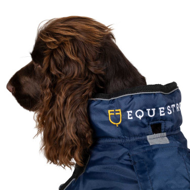 Cappotto per cane con profilo riflettente Ribe Equestro Marina Blu marino