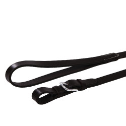 Longhina in cuoio con catena argentata Equestro