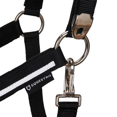Capestro in nylon White Trim Equestro Nero / nero
