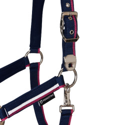 Capestro in nylon White Trim Equestro Marina / fucsia Blu