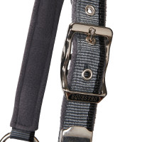 Capestro in nylon con lunghina Red Trim Equestro Turchese / rosso / blu navy