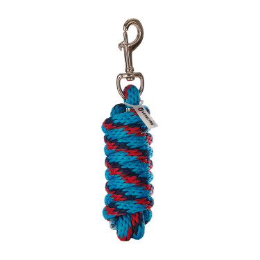 Capestro in nylon con lunghina Red Trim Equestro Turchese / rosso / blu navy Capestro in nylon con lunghina Red Trim Equestro Turchese / rosso / blu navy