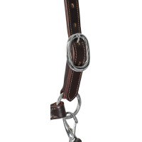 Capestro in cuoio con protezione ergonomica e capezzina in corda Acavallo Cognac Marrone Capestro in cuoio con protezione ergonomica e capezzina in corda Acavallo Cognac Marrone
