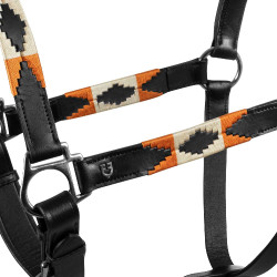 Capestro in cuoio con decorazioni navajo Polo N Equestro Capestro in cuoio con decorazioni navajo Polo N Equestro