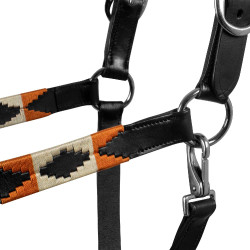 Capestro in cuoio con decorazioni navajo Polo N Equestro Capestro in cuoio con decorazioni navajo Polo N Equestro