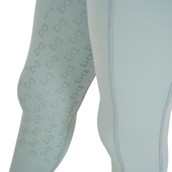 Leggings da bambina aderenti con grip e logo Equestro Nebbia grigia Blu Leggings da bambina aderenti con grip e logo Equestro Nebbia grigia Blu