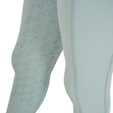 Leggings da bambina aderenti con grip e logo Equestro Leggings da bambina aderenti con grip e logo Equestro