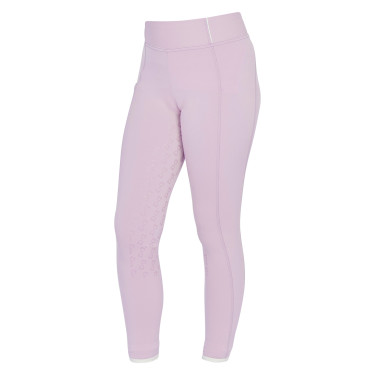Leggings da bambina aderenti con grip e logo Equestro Leggings da bambina aderenti con grip e logo Equestro