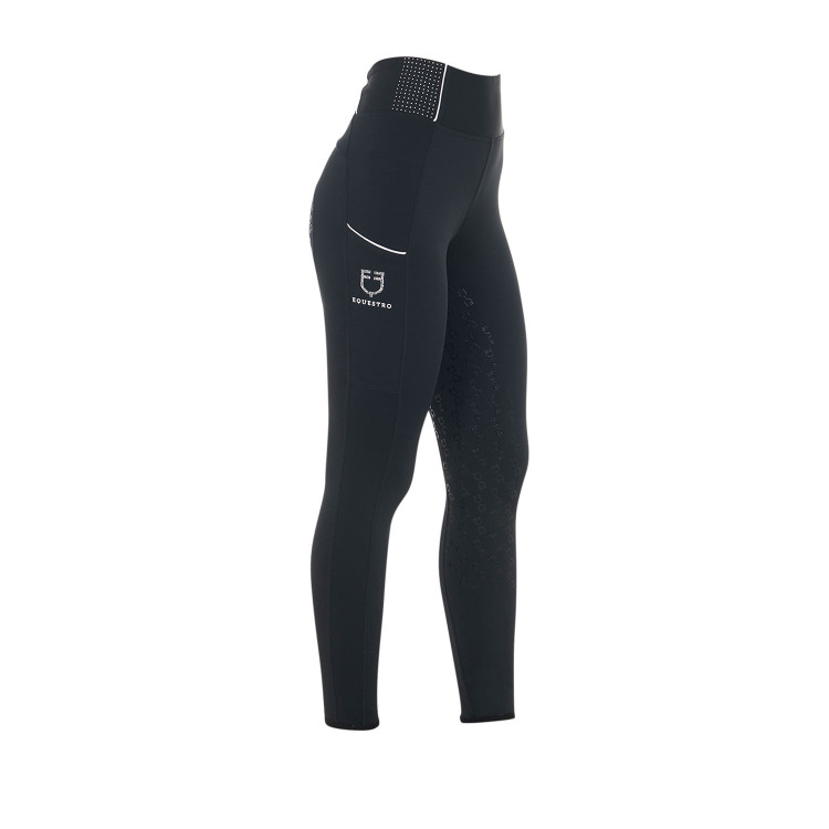Leggings aderenti da donna con strass Equestro