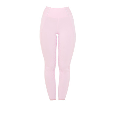 Leggings aderenti da donna con strass Equestro Ballerine Rosa