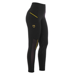 Leggings aderenti da donna con inserti in micro-mesh Equestro