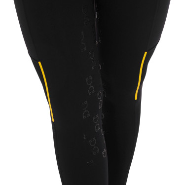 Leggings aderenti da donna con inserti in micro-mesh Equestro Leggings aderenti da donna con inserti in micro-mesh Equestro