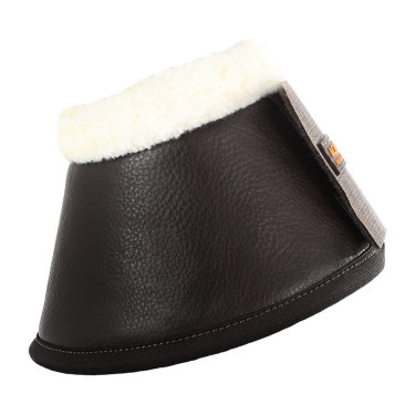 Campanelle in ecopelle montone con chiusura in velcro Acavallo Marrone