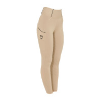 Leggings aderenti da donna con grip completo Classic Equestro Nero Leggings aderenti da donna con grip completo Classic Equestro Nero