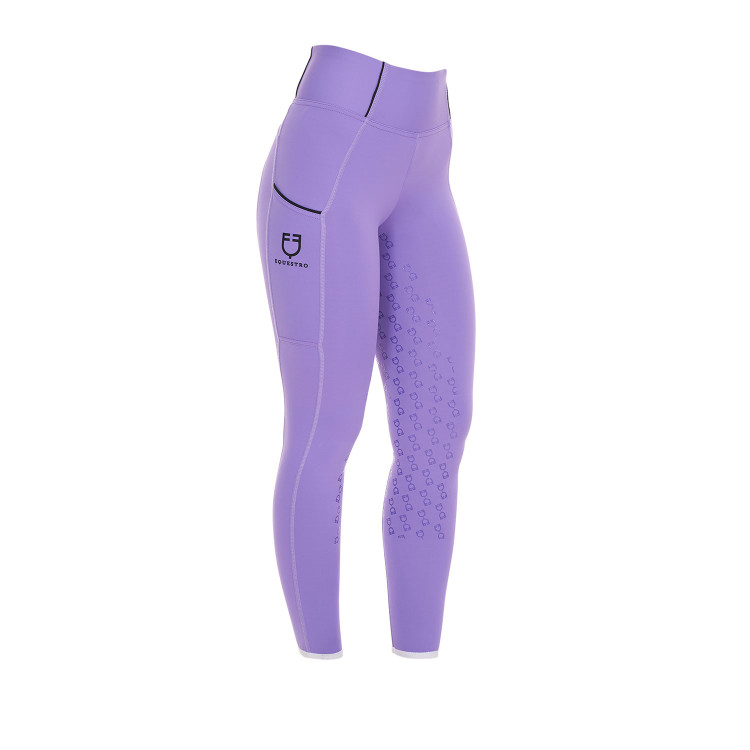 Leggings aderenti da donna con grip completo Classic Equestro Leggings aderenti da donna con grip completo Classic Equestro