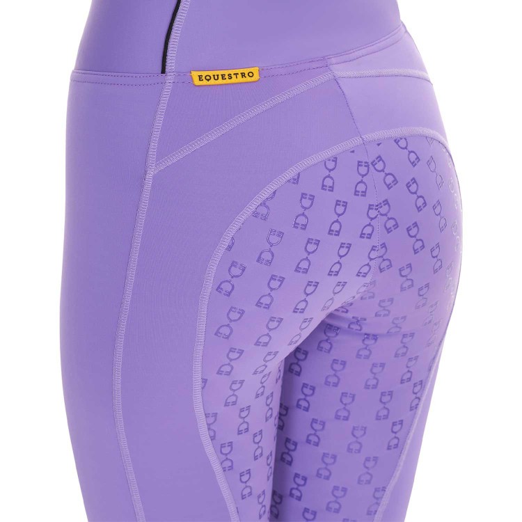 Leggings aderenti da donna con grip completo Classic Equestro Leggings aderenti da donna con grip completo Classic Equestro