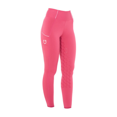 Leggings aderenti da donna con grip completo Classic Equestro Caprifoglio Rosa Leggings aderenti da donna con grip completo Classic Equestro Caprifoglio Rosa