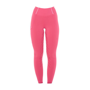 Leggings aderenti da donna con grip completo Classic Equestro Caprifoglio Rosa Leggings aderenti da donna con grip completo Classic Equestro Caprifoglio Rosa