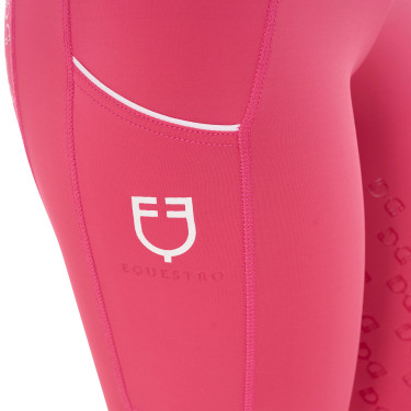 Leggings aderenti da donna con grip completo Classic Equestro Caprifoglio Rosa Leggings aderenti da donna con grip completo Classic Equestro Caprifoglio Rosa
