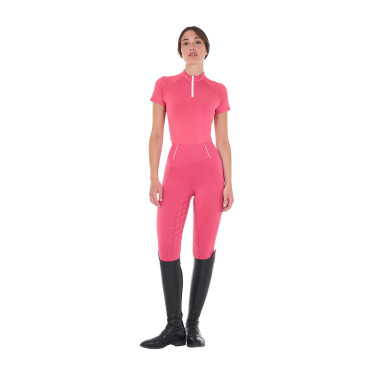 Leggings aderenti da donna con grip completo Classic Equestro Caprifoglio Rosa Leggings aderenti da donna con grip completo Classic Equestro Caprifoglio Rosa