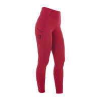 Leggings aderenti da donna con grip completo Classic Equestro Nero